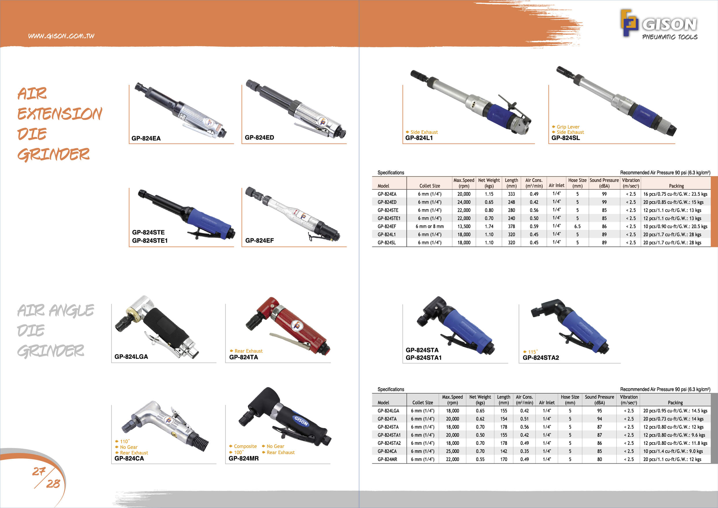 Micro Air Grinder (60,000rpm) (GP8242A) High quality Micro Air