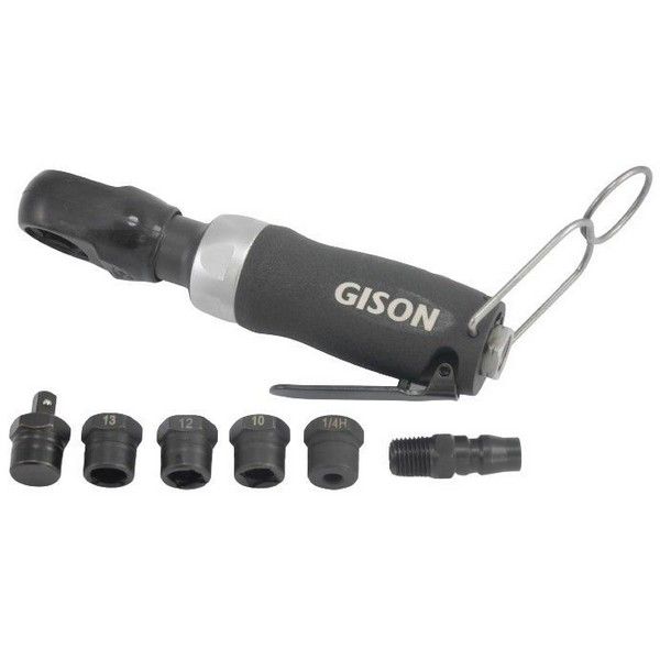 1/4" Mini ThruHole Air Ratchet Wrench (30 ft.lb) (GP854J2) High