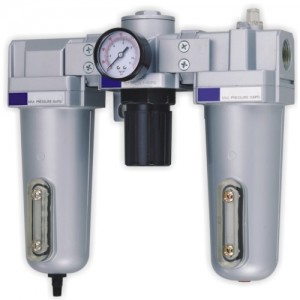 1" Air Preparation Units (Air Filter, Air Regulator, Lubricator)