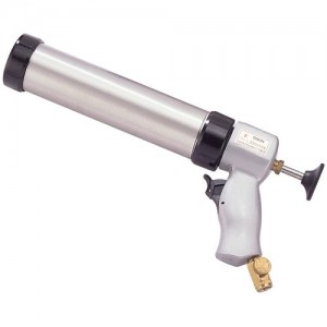 鋁製氣動填隙槍/矽膠槍/噴膠槍 (2合1,Push Rod)