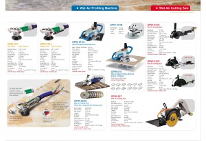 Wet Air Sander,Polisher,Grinder. Wet Air Edge Profiling Machine. Wet Air Fluting Machine. Wet Air Stone Saw