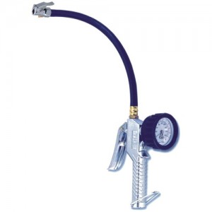 3-Function Tire Pressure Gauge (30cm Hose)