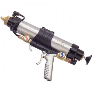 鋁製氣動填隙槍/矽膠槍/噴膠槍 (2合1,Push Rod)