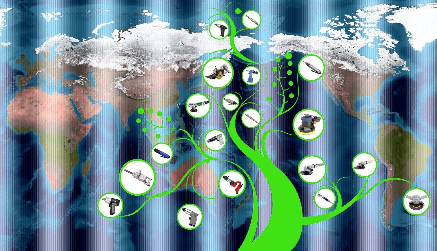 Peta Dunia Gison | Alat Udara