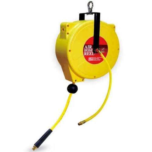 PU Pneumatic Hose Automatic Retractable Hose Reel With 1/4in Air Inlet Connector 8m Air Compressor Hose Reel 